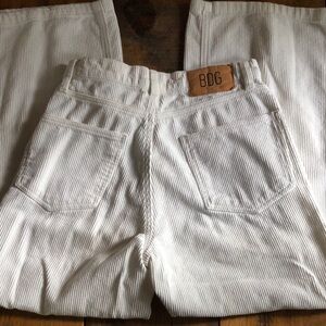BDG Cream High Rise Corduroy Jeans.